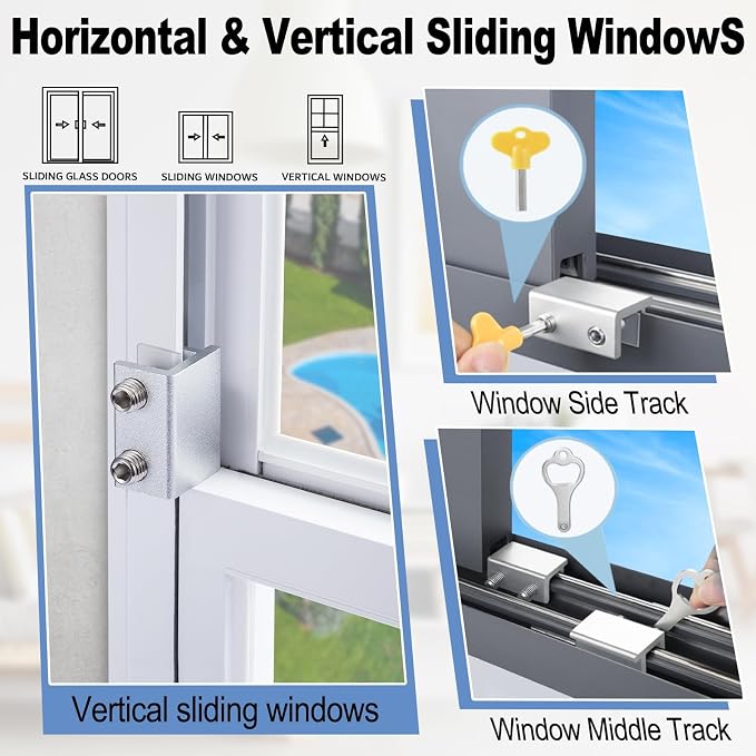 6 Sets Sliding Window Locks - Image 3