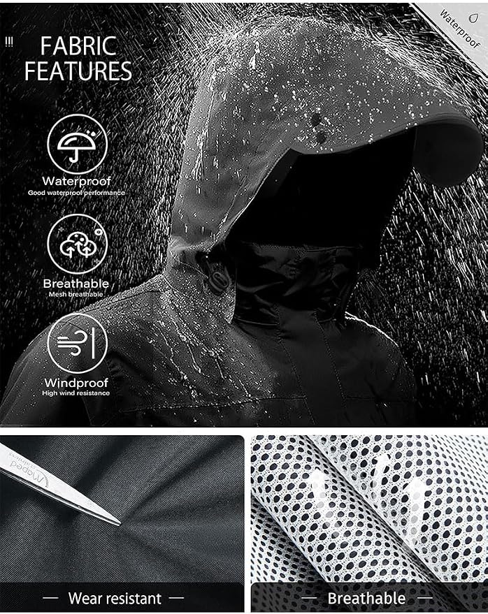 iCreek Rain Suit Waterproof Jacket - Image 3