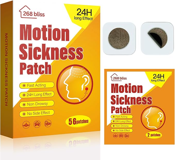 Motion Sickness Patches for Cruise, Park Rides by HealthyTeaforaHealthyYou