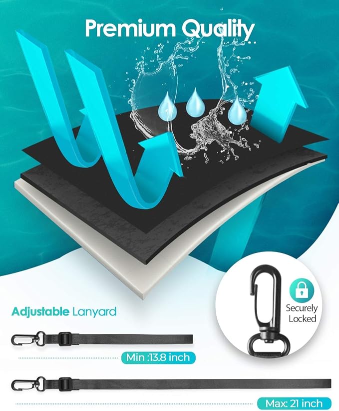 Hiearcool Universal Waterproof Phone Pouch Compatible - Image 3