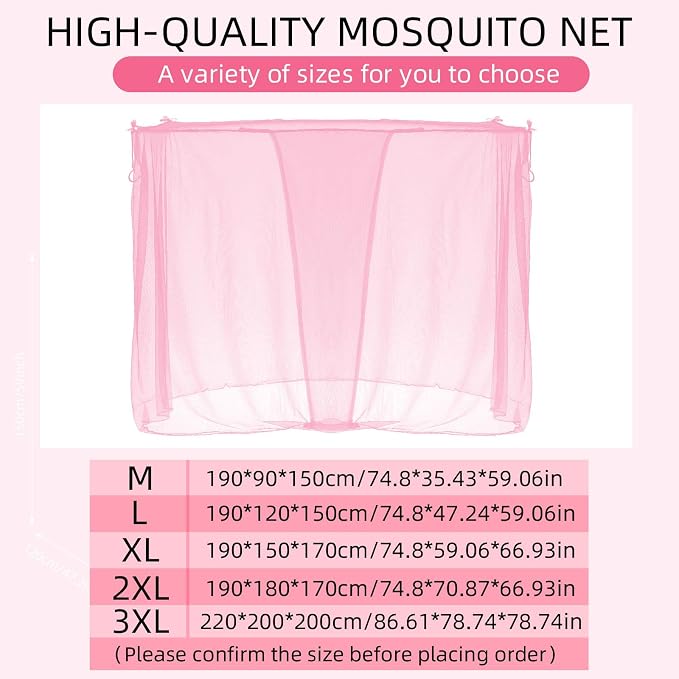 4 Corners Mosquito Net for Mosquiteros para Camas Bed Canopies Netting Bed - Image 2