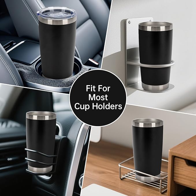 IEOVIEE 32 Pack, 20oz Stainless Steel Bulk Tumblers with Lids and Straws, Double Wall Insulated Travel Coffee Mug, Durable Powder Coated Tumbler Bulk Cup for Cold and Hot Drinks(Black) - Image 9