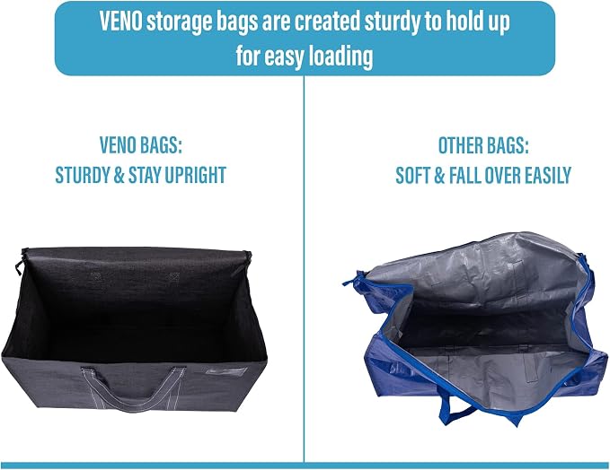 VENO 4 Pack Moving Bags, Heavy Duty, Moving Boxes Alternative, Packing Storage - Image 4