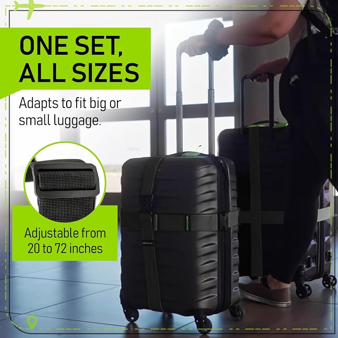 Untethered Luggage Straps | TSA-Approved Suitcase Belts - Image 6