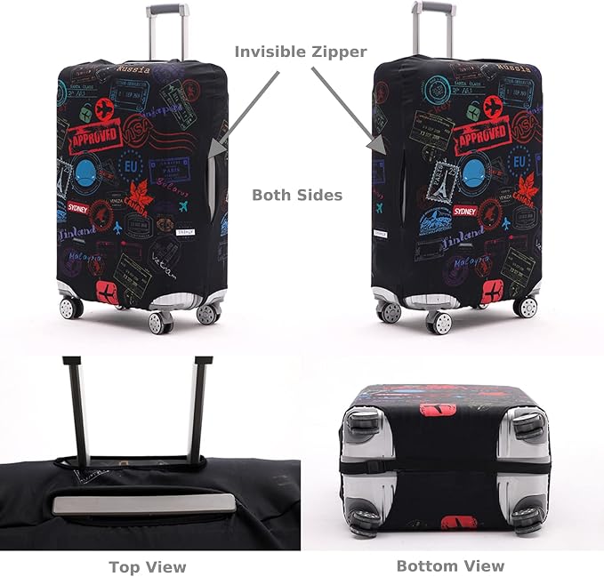 TRAVELKIN more than travel Luggage Cover Washable Suitcase Cover Protector - Image 2