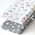 BROLEX Changing Pad Covers for Baby: Boy Girls Ultra Stretchy Soft 2 Pack by BROLEX