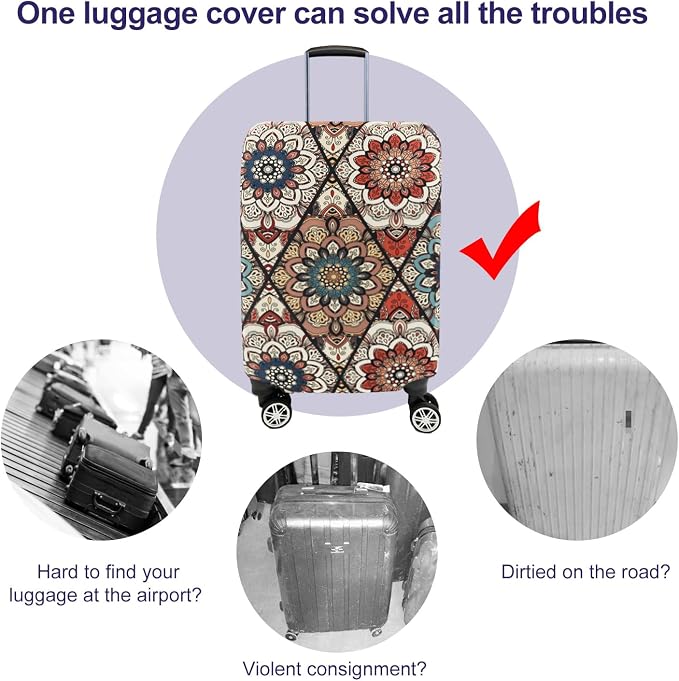 7-Mi Travel Trolley Case Cover Protector Suitcase Cover 19"-20" Trolley case - Image 4