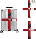 2-Pack Adjustable Luggage Straps by Unknown