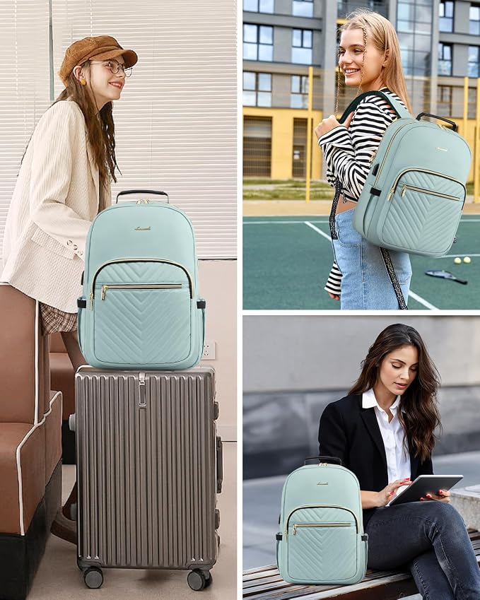 LOVEVOOK Laptop Backpack for Women, Travel Computer Work Bags - Image 6