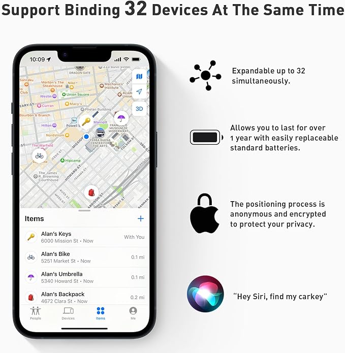 Air Tracker Tags, Smart Bluetooth Tracker, Compatible - Image 6