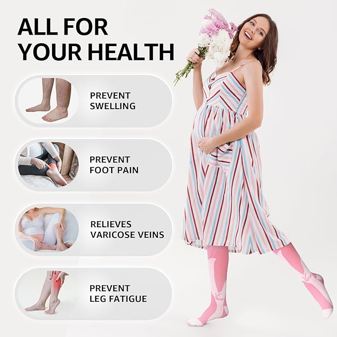 Kickticks 4 Pairs Compression Socks - Image 2