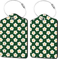 2 Pack Floral Luggage Tag for Women, Name ID Labels by Unknown
