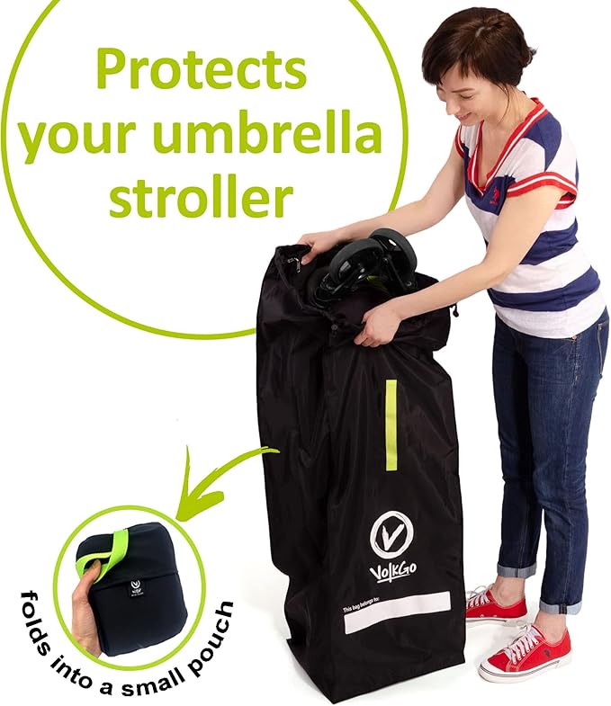 V VOLKGO Stroller Bag for Airplane, Large Cover for Airtravel, Jogger & - Image 3