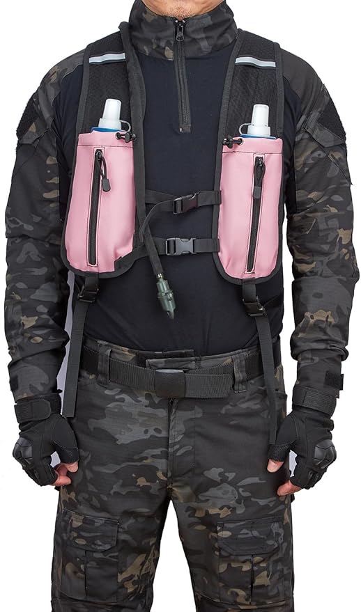 ATBP Running Hydration Vest Pack Tactical 3L Water Bladder Backpack Bag - Image 4