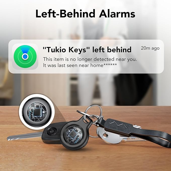 2025 New Air Tracker Tags-3 Pack, Replaceable Battery, Key Finder and Item - Image 5