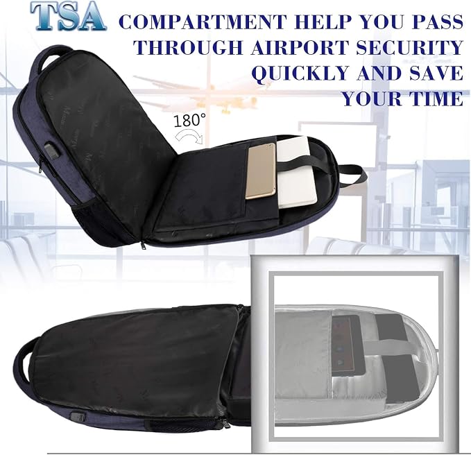 MATEIN Large College Backpack, Sturdy Computer Backpack - Image 2