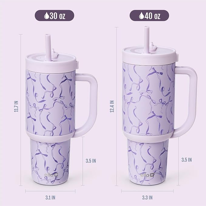 Ello Oasis 40oz Stainless Steel Tumbler - Take a Bow - Image 8
