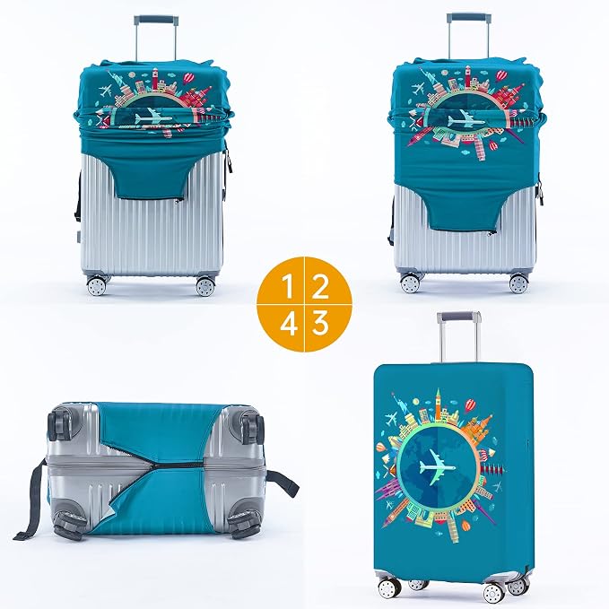 Travelkin Luggage Covers For Suitcase Tsa Approved, Suitcase Cover Protector - Image 7