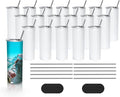 AGH 25 Pack 20 OZ Sublimation Tumblers Blank, Straight Skinny Tumbler with Metal Straw, Stainless Steel Double Layer Insulated Mug, Individually Box, Travel Tumblers by AGoodHopeforYou