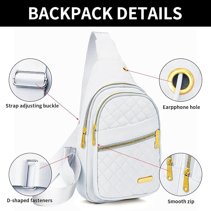 Small Sling Bag For Women Men Casual Crossbody Sling Backpack - Image 5