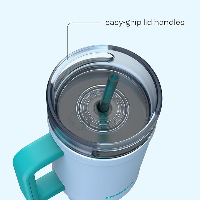 bubba 40 oz Insulated Stainless Steel Tumbler with Handle and Straw - Leakproof, Dishwasher Safe, Cup Holder Tumbler, Lead-Free and BPA-Free, Daydreamin' - Image 3