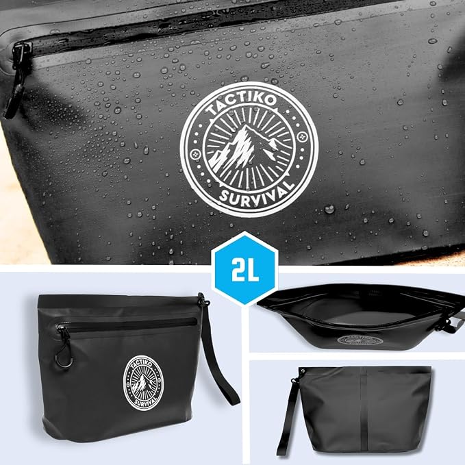 3-Pack Tactiko Heavy-Duty Splash Water Resistant Zipper Pouches - Image 7