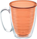 Tervis Clear & Colorful Tabletop Made in USA Double Walled Insulated Tumbler Travel Cup Keeps Drinks Cold & Hot, 16oz Mug, Citrus Sunrise by TervisTumblerCompany
