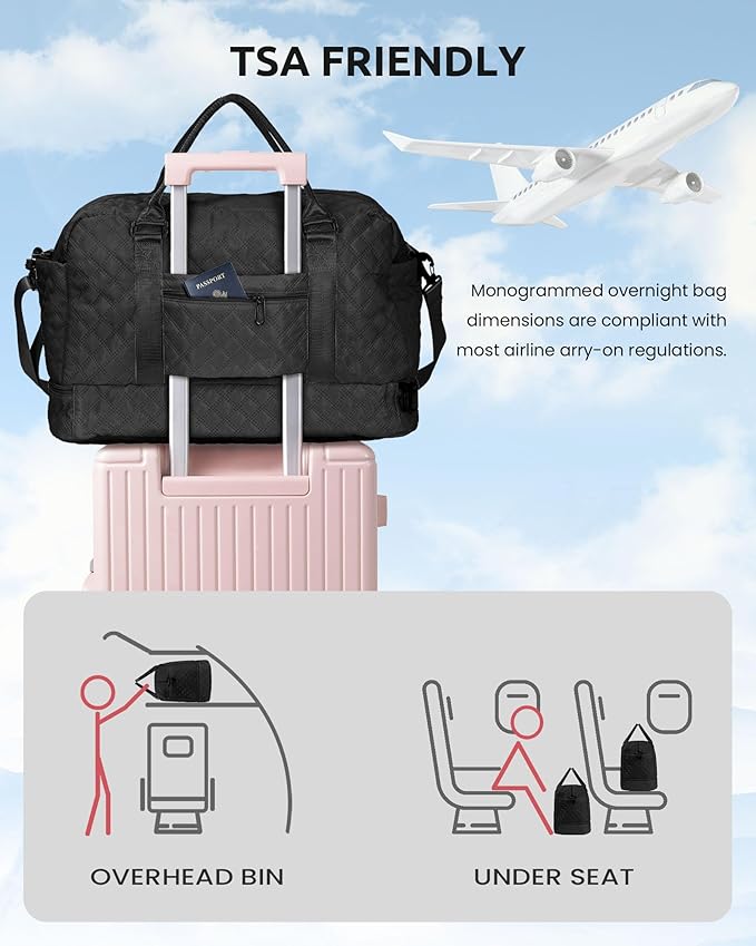 Bridesmaid Proposal Gifts-Initial Duffle Bag - Image 4