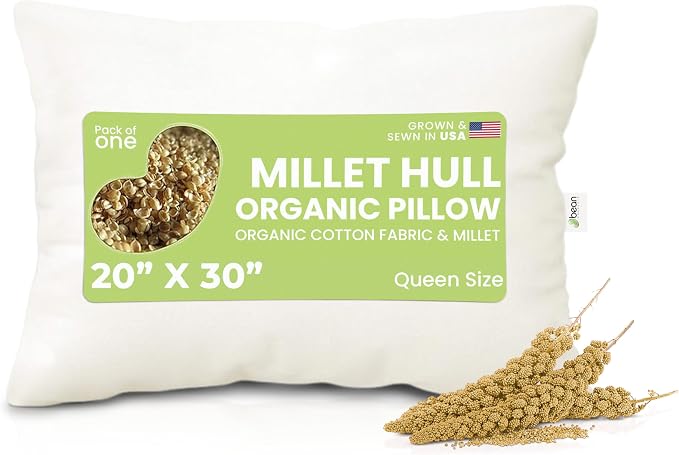 Bean Products 20" x 30" Queen Bed Pillow by BeanProducts