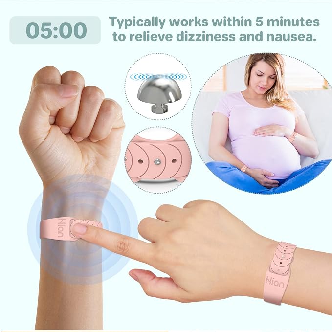 Motion Sickness Bands Anti Nausea Acupressure Wristband Sea Sickness Wristbands - Image 5