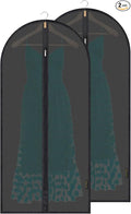 BALEINE 48'' Translucent Garment Bags, 2 Packs PEVA Dress Bag by BALEINE