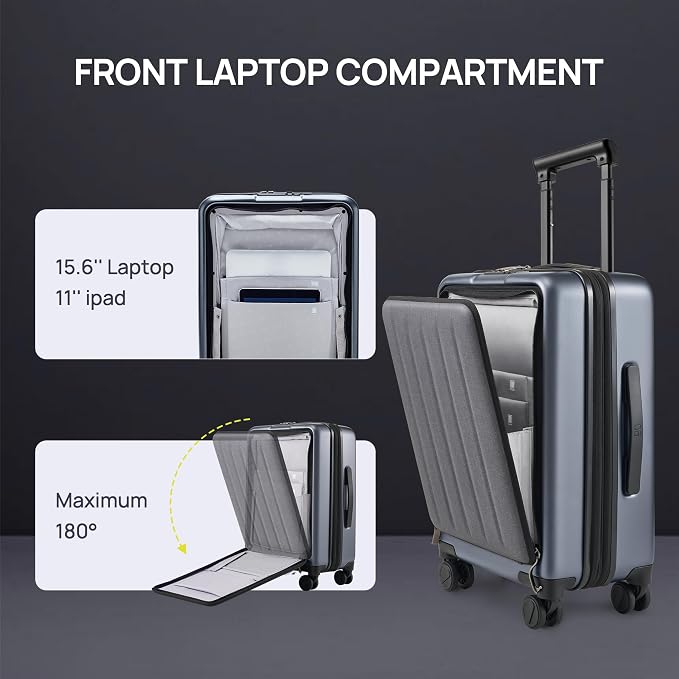 NINETYGO Carry on Luggage 22X14X9 Airline Approved - Image 4