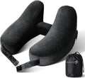 Sunany Neck Pillow for Travel Inflatable Airplane Pillow Comfortably Supports by Sunany