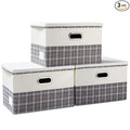 PRANDOM Large Collapsible Storage Bins by Prandom
