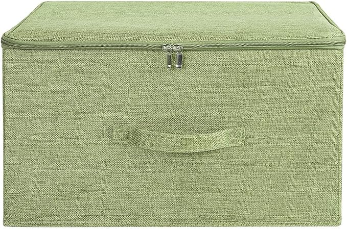 ANMINY Storage Bins with Zipper Lids 51.9 Qt Lidded Fabric Storage Boxes - Image 2