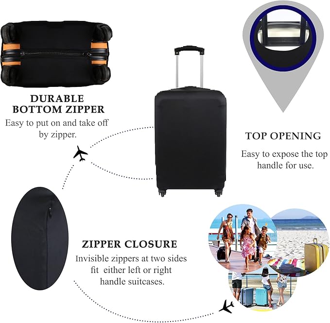 Explore Land Travel Luggage Cover Suitcase Protector Fits 31-32 Inch Case - Image 3