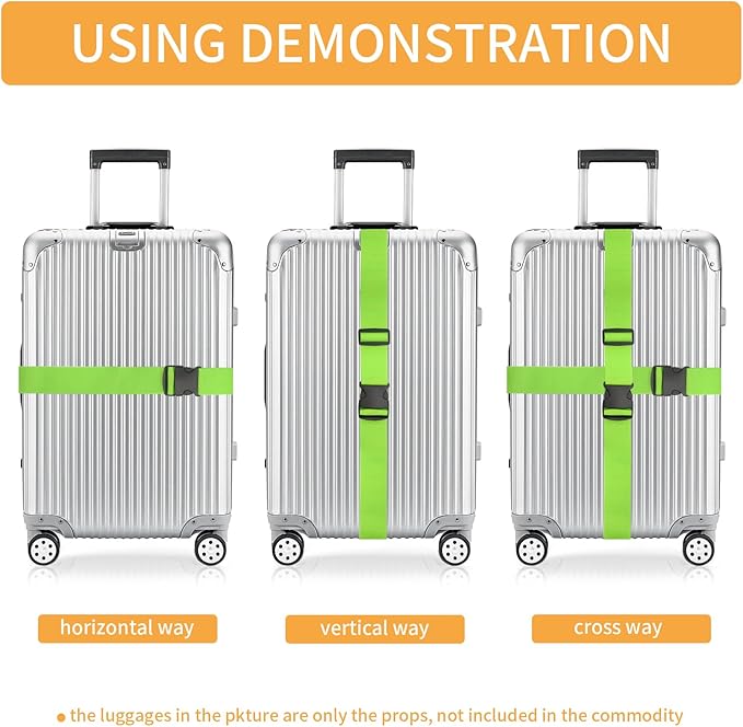 BILIONE Luggage Straps, TSA Approved Add a Bag Premium Accessory - Image 4