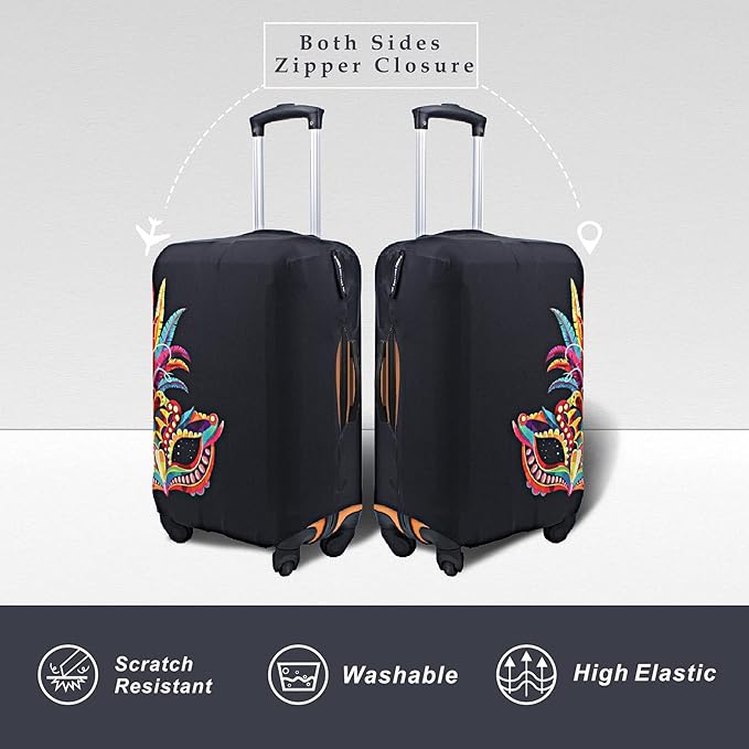 Explore Land Travel Luggage Cover Suitcase Protector Fits 27-30 Inch Case - Image 2
