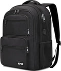 Black Backpack for School, School Backpack for Boys Girls Teens, College Book by BICPSRO