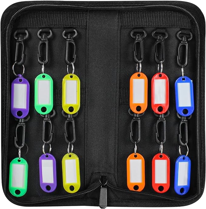 Sdstone Portable Zippered Key Organizer, Fireproof Key Case by Sdstone