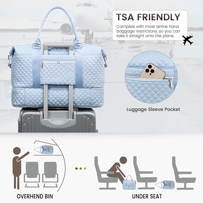 LOVEVOOK Travel Duffle Bag, Weekender Bags - Image 5