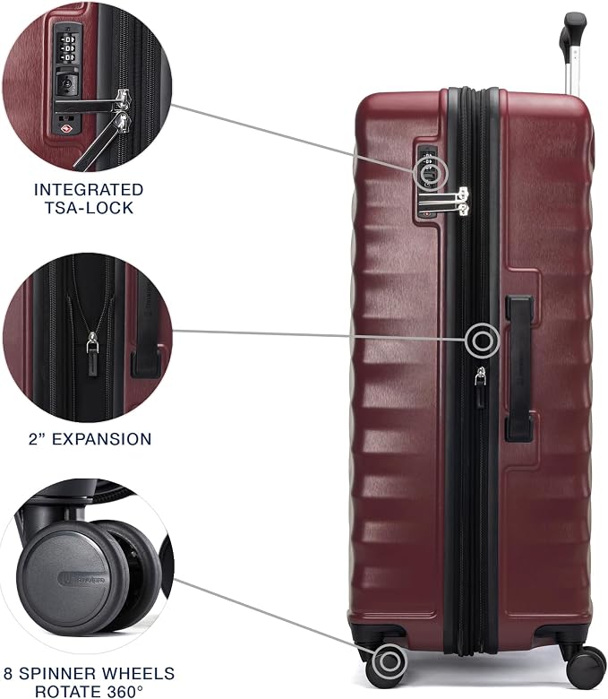 Travelpro Maxlite Air V2 Hardside Expandable Luggage, 8 Spinner Wheels - Image 4