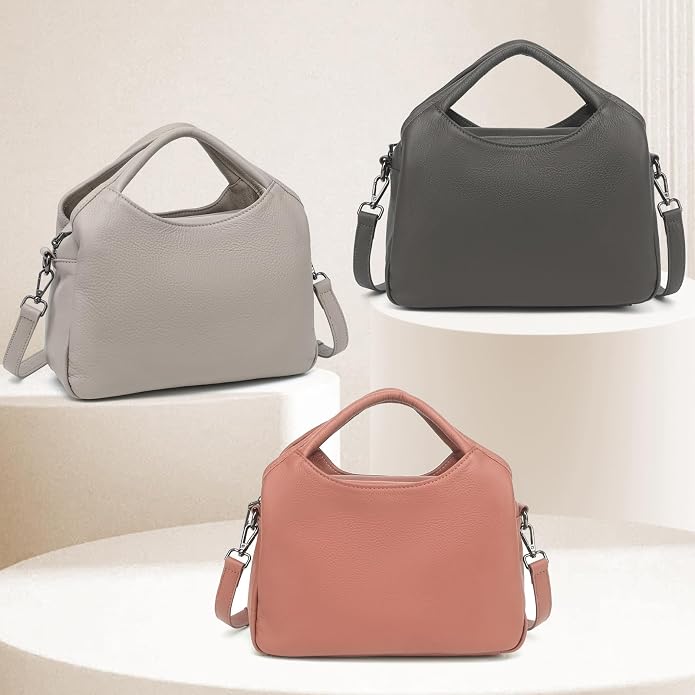 KOGTLA Genuine Leather Purses for Women, Crossbody Shoulder Bags - Image 8
