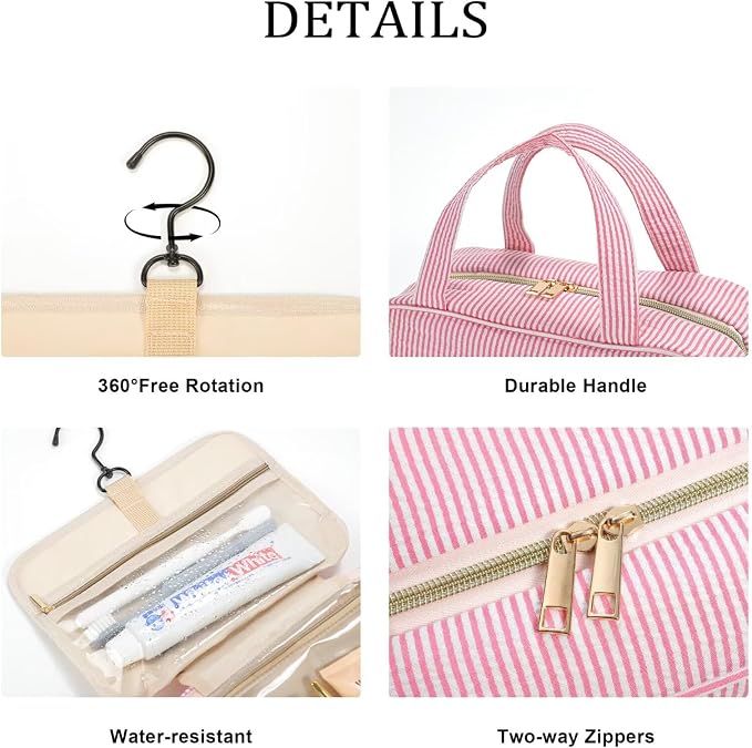 YOOLIFE Kids Toiletry Bag Initial Makeup Bag - Image 4