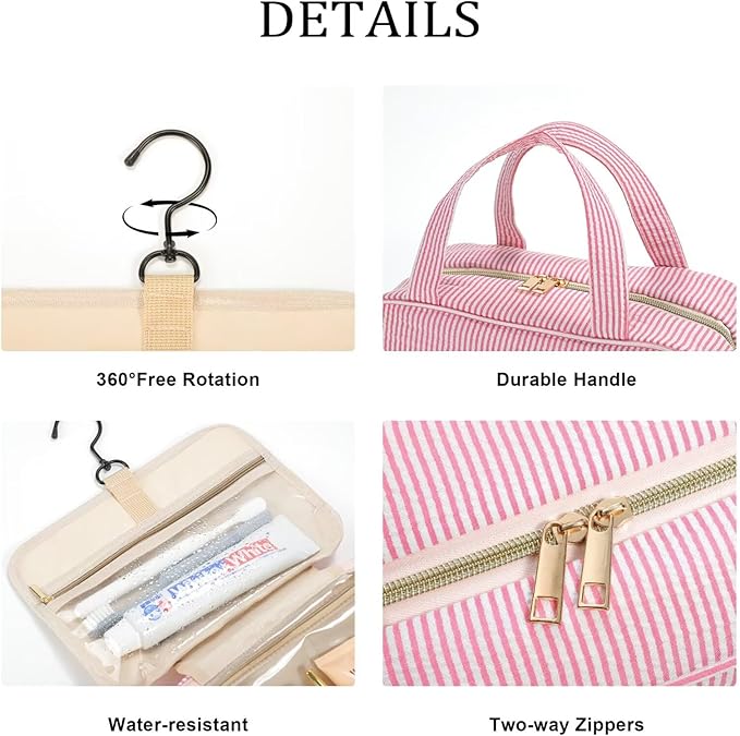 YOOLIFE Hanging Toiletry Bag Makeup Bag - Image 4