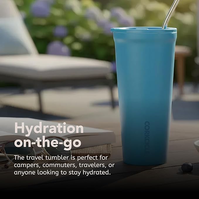 Corkcicle Classic Tumbler - Keeps Drinks Cold for 9 Hours & Hot for 3 - Triple-Insulated Stainless Steel - Holiday Tumbler Gift - 24 oz - North Shore - Image 6