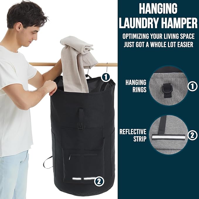 Laundry Bag Extra Large 115L, Laundry Backpack Bag, Laundry Bags Extra Large - Image 5