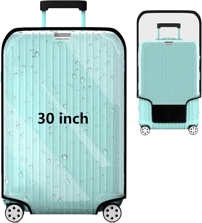 Suitcase Covers For Luggage, 30 Inch Clear PVC Luggage Covers Protector Full by YHOUSE