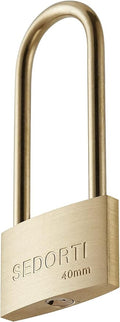 Weather Proof Lock, Solid Brass Padlock by SEDORTI