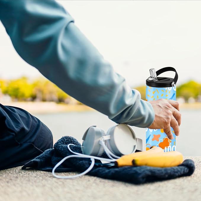Joyclub 8 Pack Sublimation Tumblers 20 oz Sublimation Water Bottle Blanks Sports Skinny Insulated Tumblers Bulk - Image 2